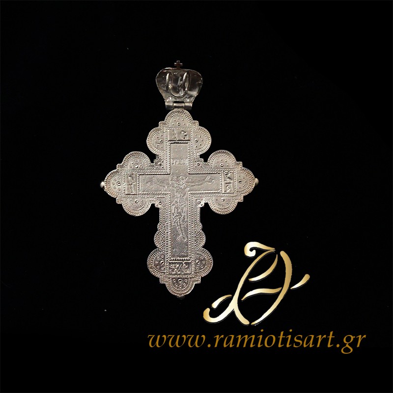 σταυρος επιστηθιος ιερατικος μικρος ασημενιος...