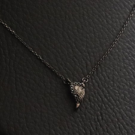 κολιε κρεμαστο με μαυρα ζιργκον