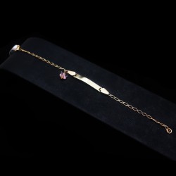 children's golden identity with pink butterfly 2