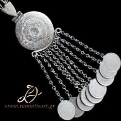traditional jewelry of Crete :  men's pectoral chain... 2