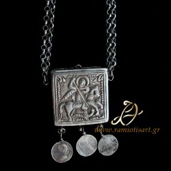 men's traditional jewel - amulet depicting St George 2