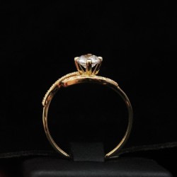 μονοπετρο χρυσο δαχτυλιδι με πετρα ζιργκον 2