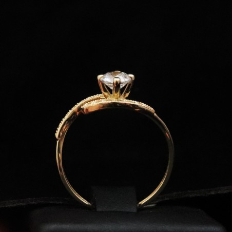 μονοπετρο χρυσο δαχτυλιδι με πετρα ζιργκον