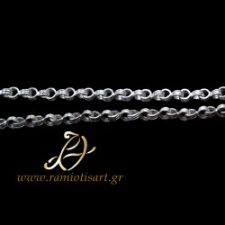 silver handmade chain