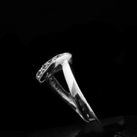 λευκοχρυσο δαχτυλιδι με πετρες ζιργκον