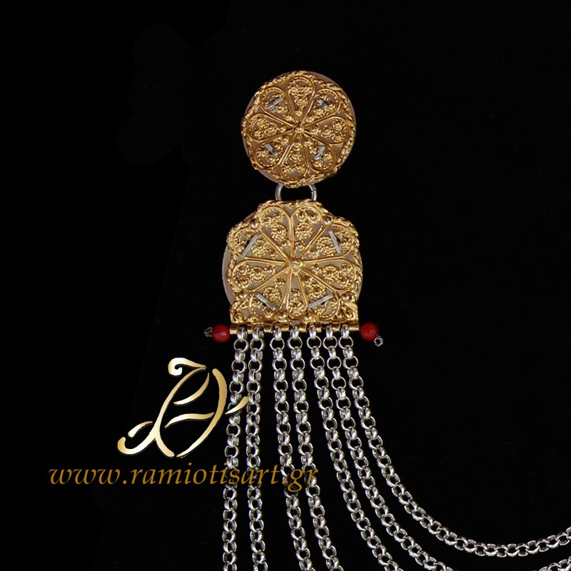 mens Greek traditional pectoral jewel for...