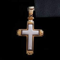 White gold cross