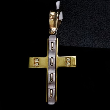 χρυσος σταυρος με πλατινα