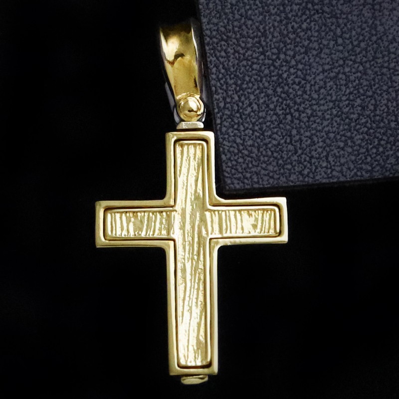 χρυσος σταυρος με πλατινα