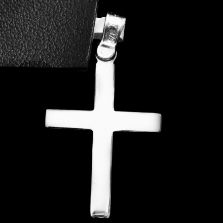 white gold cross