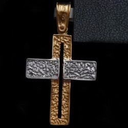 gold cross with platinum 2