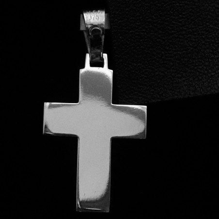 white gold cross