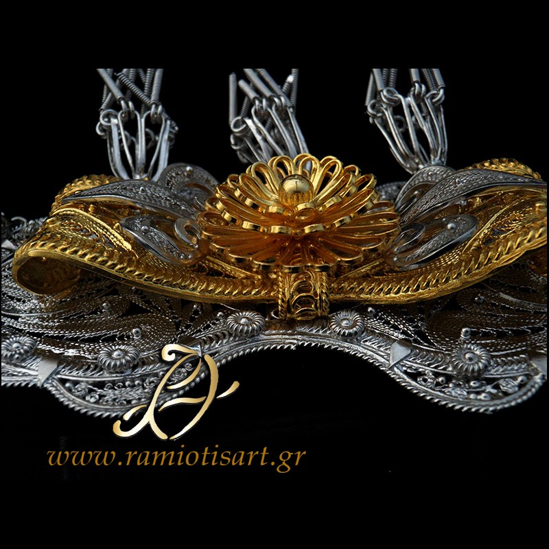 συρματερη ζωνη καραγκουνας χειροποιητη κωδ. Π1