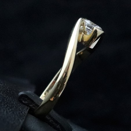 golden ring for woman cubic zirconia