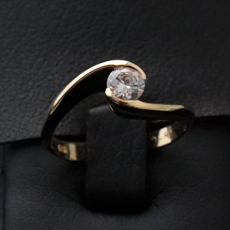 golden ring for woman cubic zirconia
