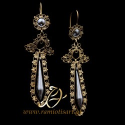 Greek traditional jewellery : traditional earrings of...