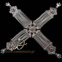 pectoral jewel for fustanella or sarakatsans