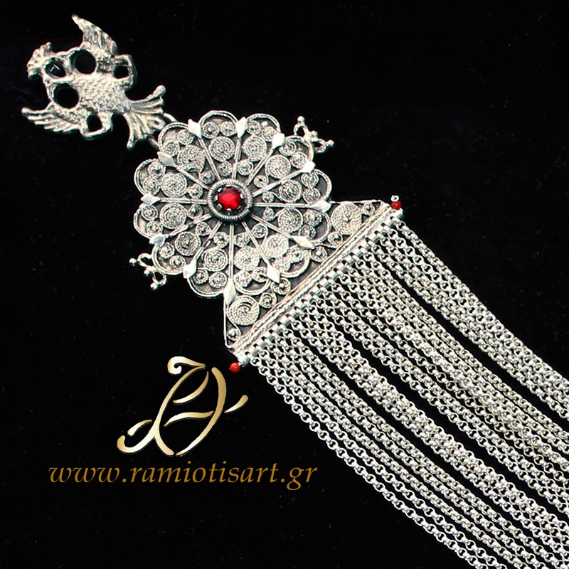 pectoral jewel "kiousteki" for fustanella and...