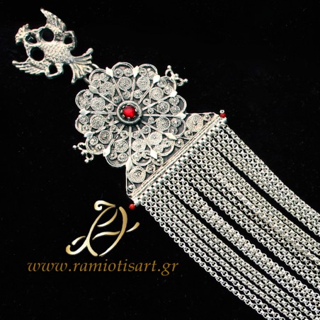 pectoral jewel "kiousteki" for fustanella and Macedonian Warriers Costume