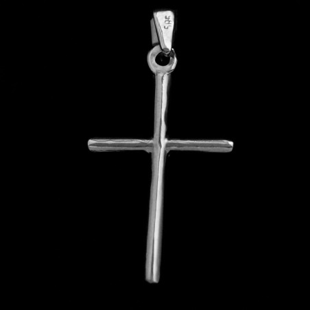 white gold cross