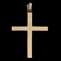 plain gold cross with topographic technique 2