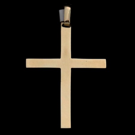 σταυρός χρυσός σκέτος με τεχνικη τοπογραφικου