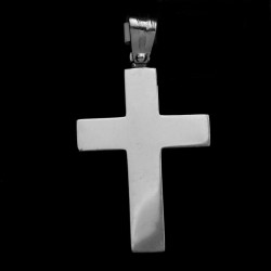white gold cross with cubic zirconia stones 2