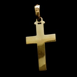 χρυσος σταυρός με λιτό σχέδιο 2