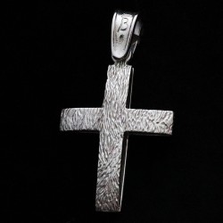 white gold cross double sided stylish design 2