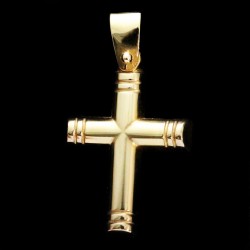 gold cross with simple design