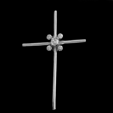 λευκοχρυσος σταυρος gavello με πετρες ζιργκον