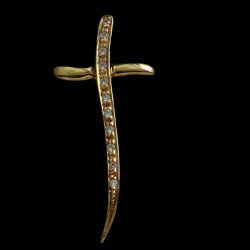 χρυσος σταυρος gavello με πετρες ζιργκον