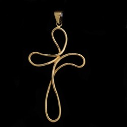 σταυρος gavello χρυσος με καμπυλες 2