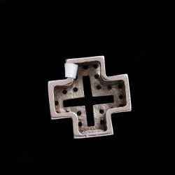 λευκοχρυσο σταυρουδακι με πετρες ζιργκον 2