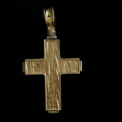 gold cross with cubic zirconia stones 2