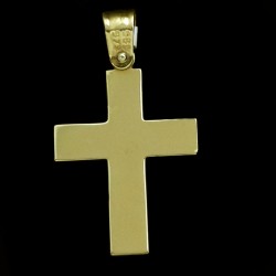 χρυσος σταυρος βαπτισης με ζιργκον 2