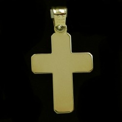 χρυσος κλασικος σταυρος με ζιργκον 2