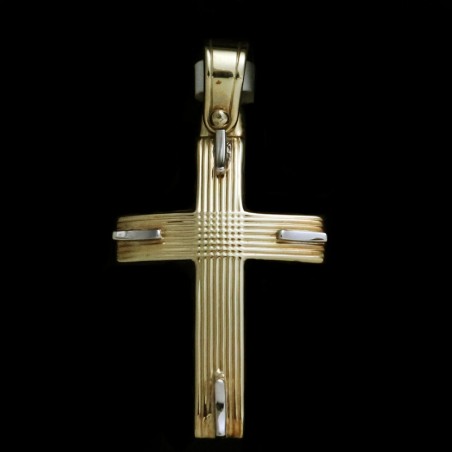 gold cross with simple design