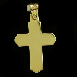 χρυσος σταυρος με απλο σχεδιο 2