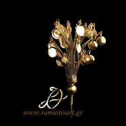 traditional headdress jewel from Drimos Liti costume...