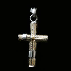 χρυσος σταυρος με σχεδιο