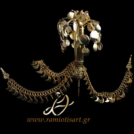 traditional jewels of Macedonia headdress jewel of Drimos Liti Costume "sourgouts"