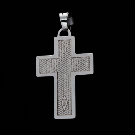 λευκοχρυσος σταυρος δυο οψεων με σχεδιο