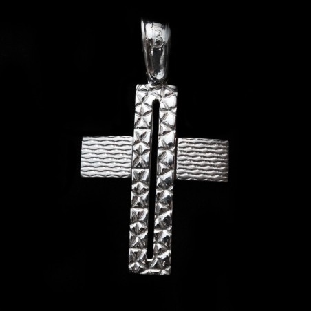 σταυρος λευκοχρυσος με σχεδια