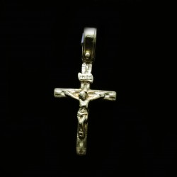 χρυσος ανδρικος σταυρος με εσταυρωμενο