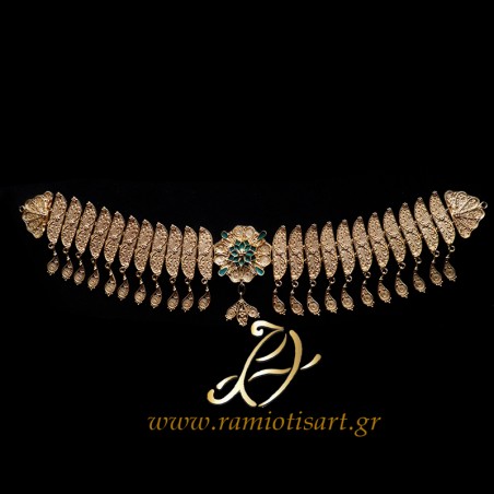 traditional jewels of Cyprus pectoral jewel for women "kerdanes"