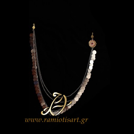 traditional jewelry of Macedonia Greece jewel for apron Frorina costume