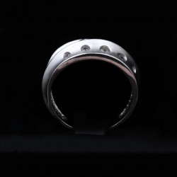 δαχτυλιδι λευκοχρυσο με πετρες ζιργκον 2