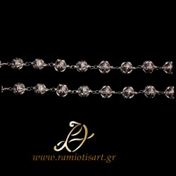 traditional jewellery of Crete "lianobotona" necklace 2