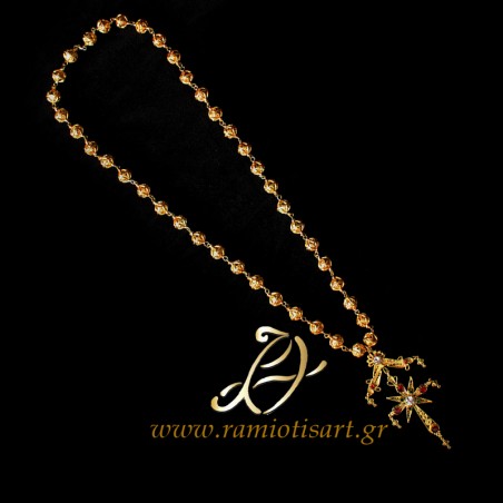 traditional jewellery of Crete "lianobotona" necklace